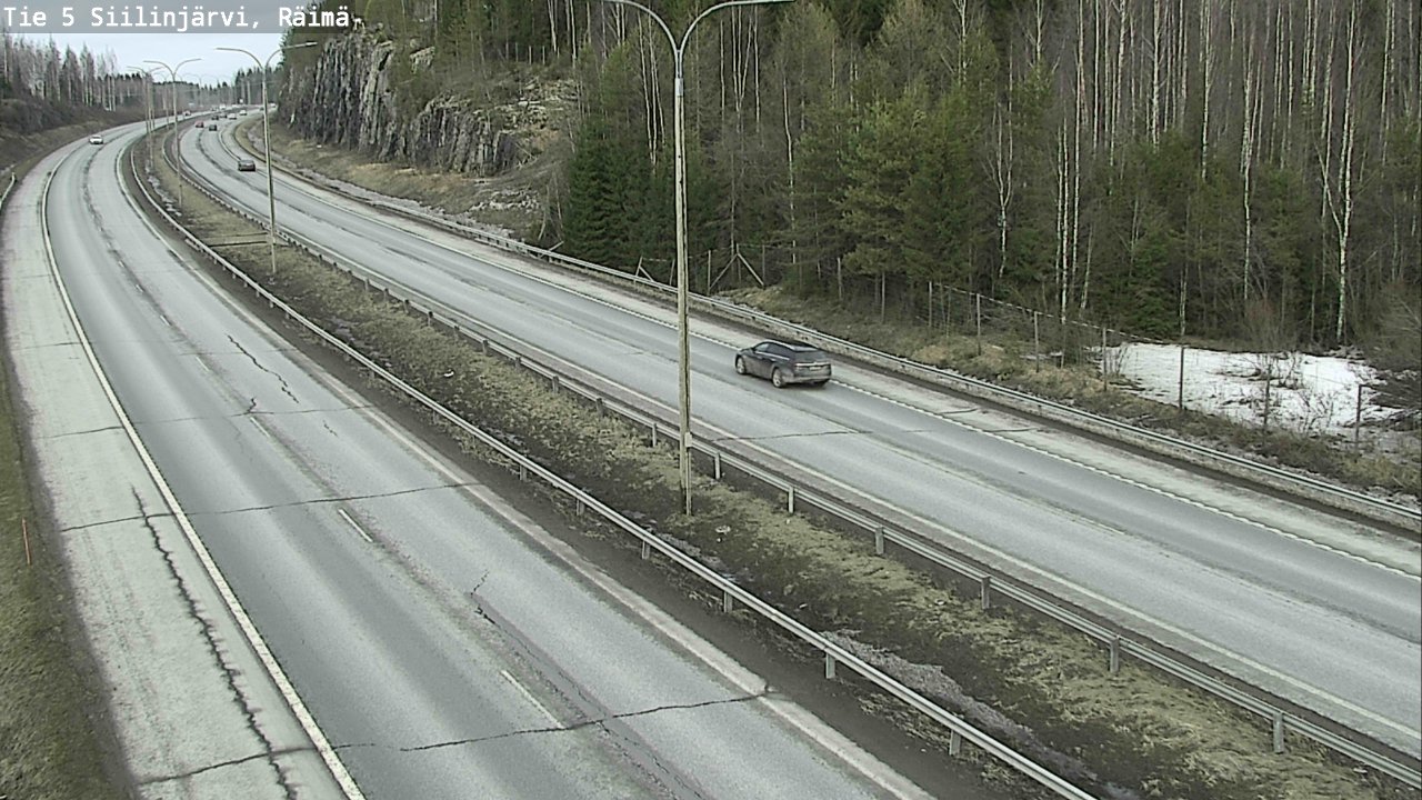 Weather Camera Image Väg 5 Siilinjärvi, Räimä, Siilinjärvi, Pohjois-Savo