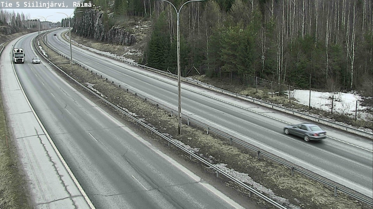 Weather Camera Image Road Siilinjärvi, Räimä, Siilinjärvi, Pohjois-Savo
