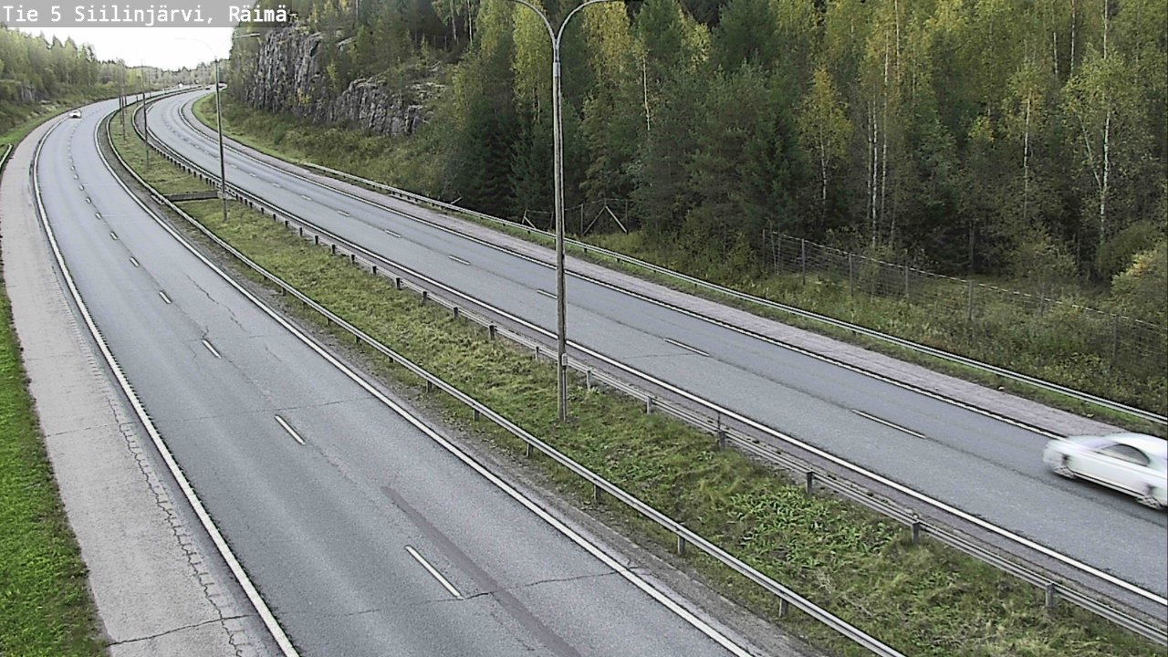 Weather Camera Image Road Siilinjärvi, Räimä, Siilinjärvi, Pohjois-Savo