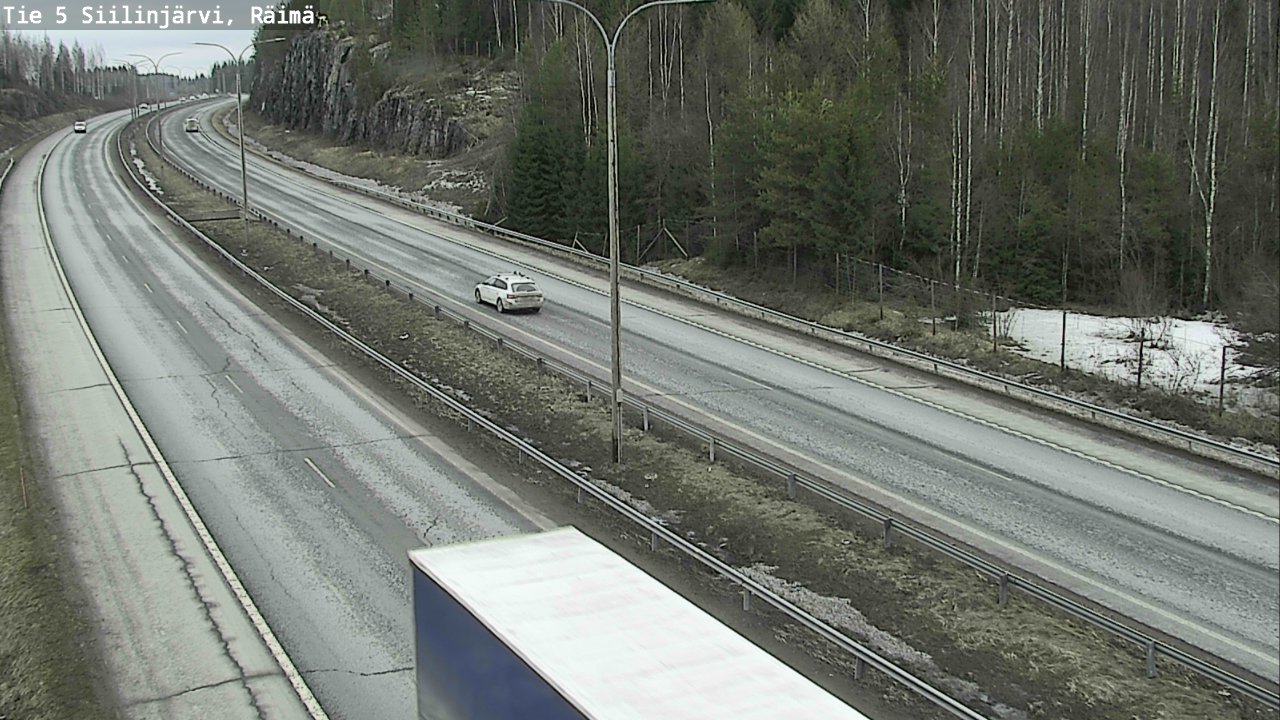 Weather Camera Image Väg 5 Siilinjärvi, Räimä, Siilinjärvi, Pohjois-Savo