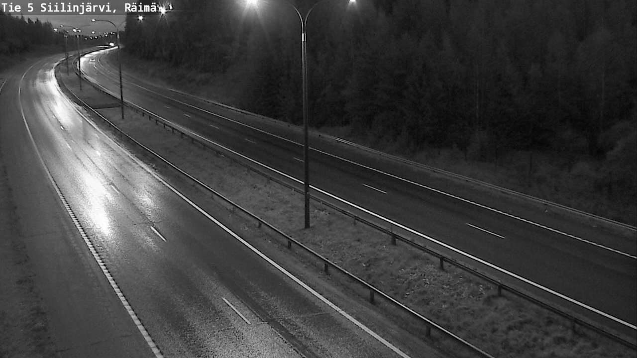 Weather Camera Image Road Siilinjärvi, Räimä, Siilinjärvi, Pohjois-Savo