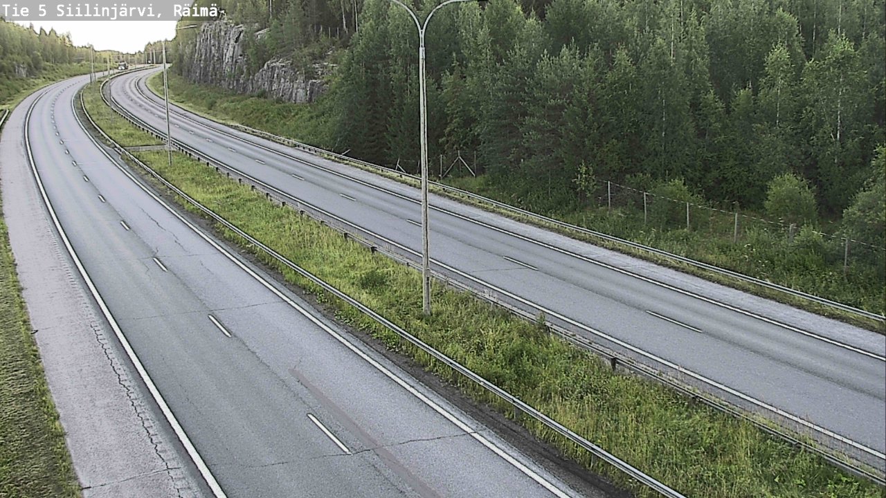 Weather Camera Image Road Siilinjärvi, Räimä, Siilinjärvi, Pohjois-Savo