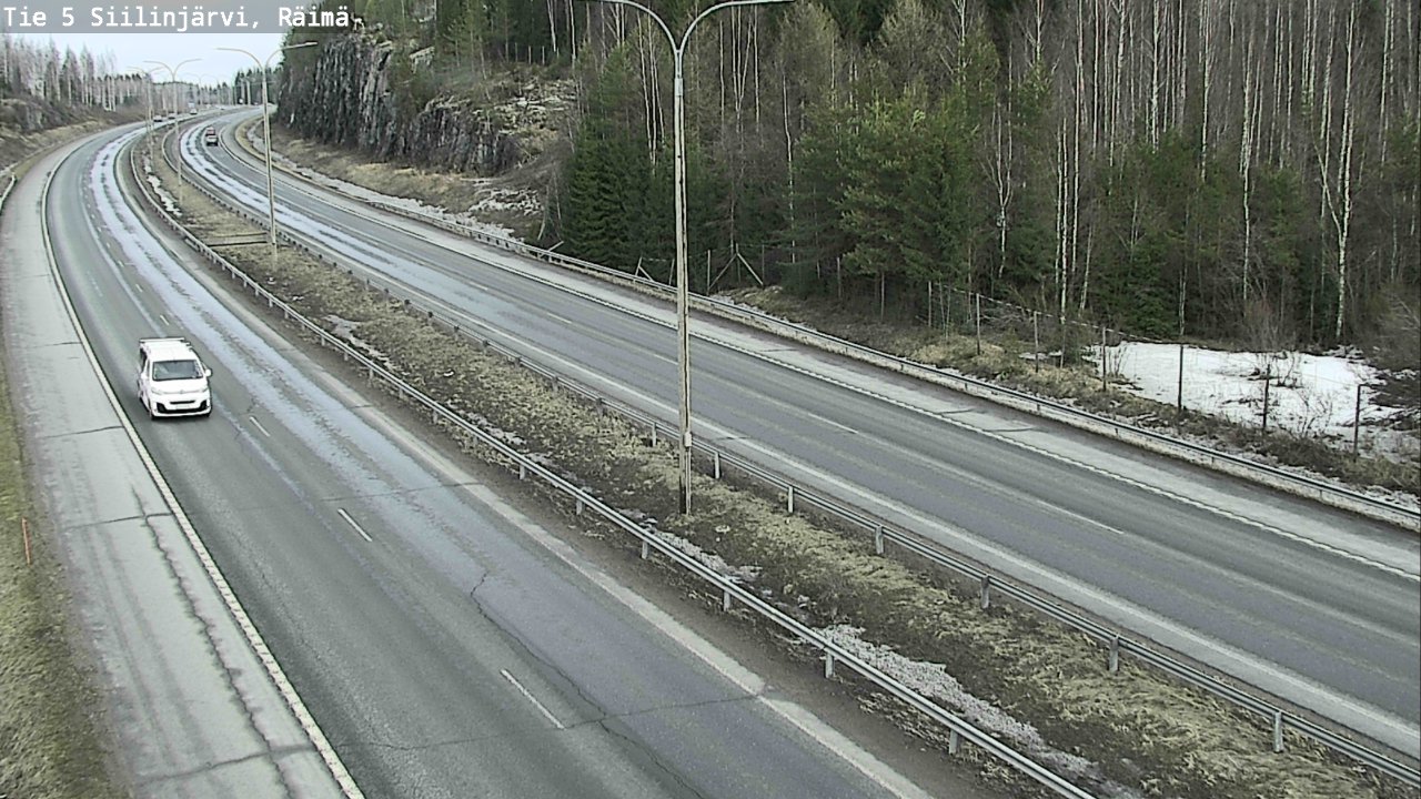 Weather Camera Image Road Siilinjärvi, Räimä, Siilinjärvi, Pohjois-Savo