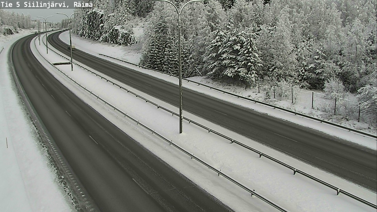 Weather Camera Image Road Siilinjärvi, Räimä, Siilinjärvi, Pohjois-Savo