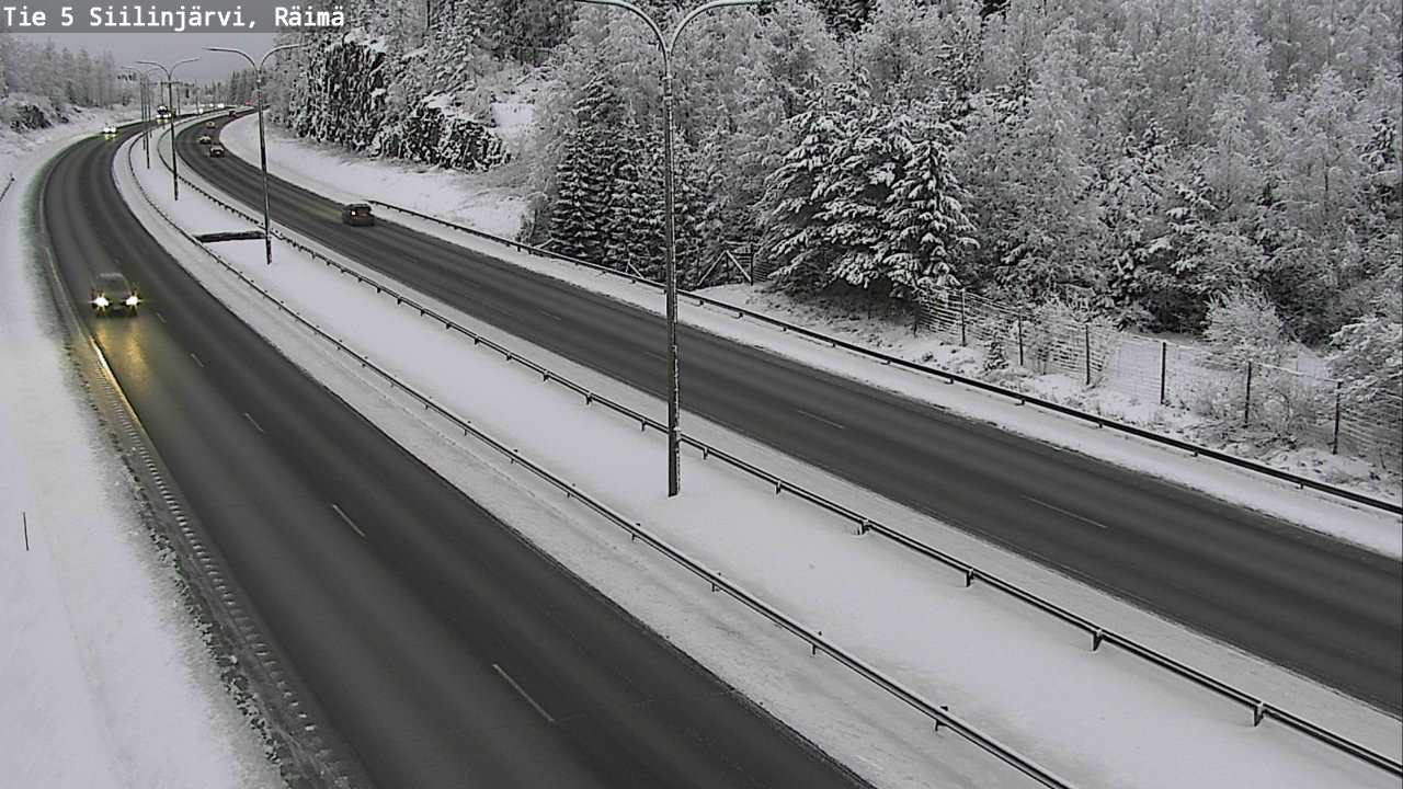 Weather Camera Image Road Siilinjärvi, Räimä, Siilinjärvi, Pohjois-Savo