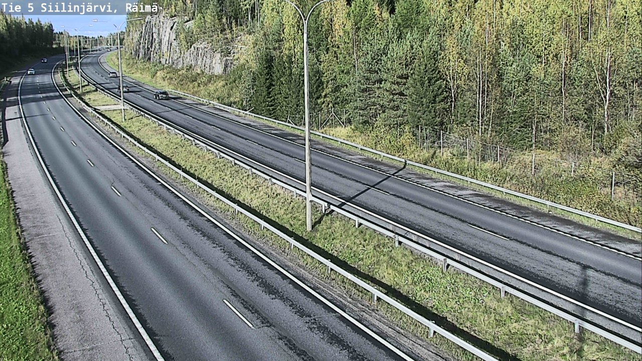 Weather Camera Image Road Siilinjärvi, Räimä, Siilinjärvi, Pohjois-Savo