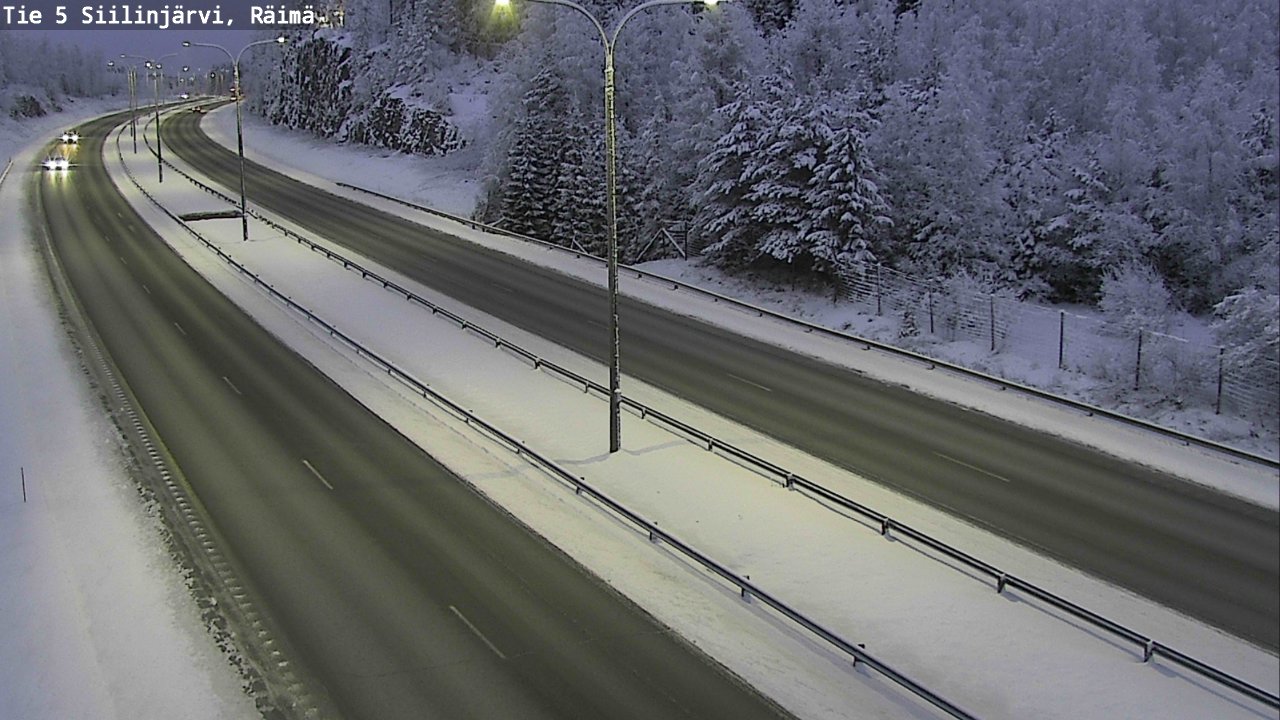 Weather Camera Image Road Siilinjärvi, Räimä, Siilinjärvi, Pohjois-Savo