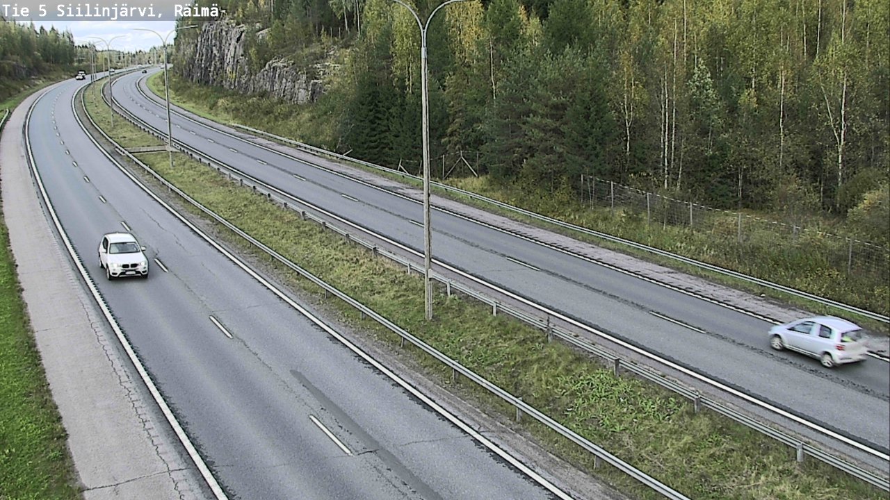 Weather Camera Image Road Siilinjärvi, Räimä, Siilinjärvi, Pohjois-Savo