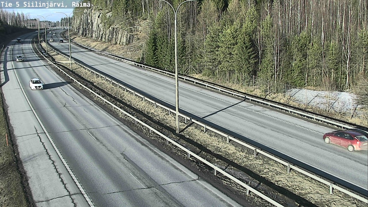 Weather Camera Image Väg 5 Siilinjärvi, Räimä, Siilinjärvi, Pohjois-Savo