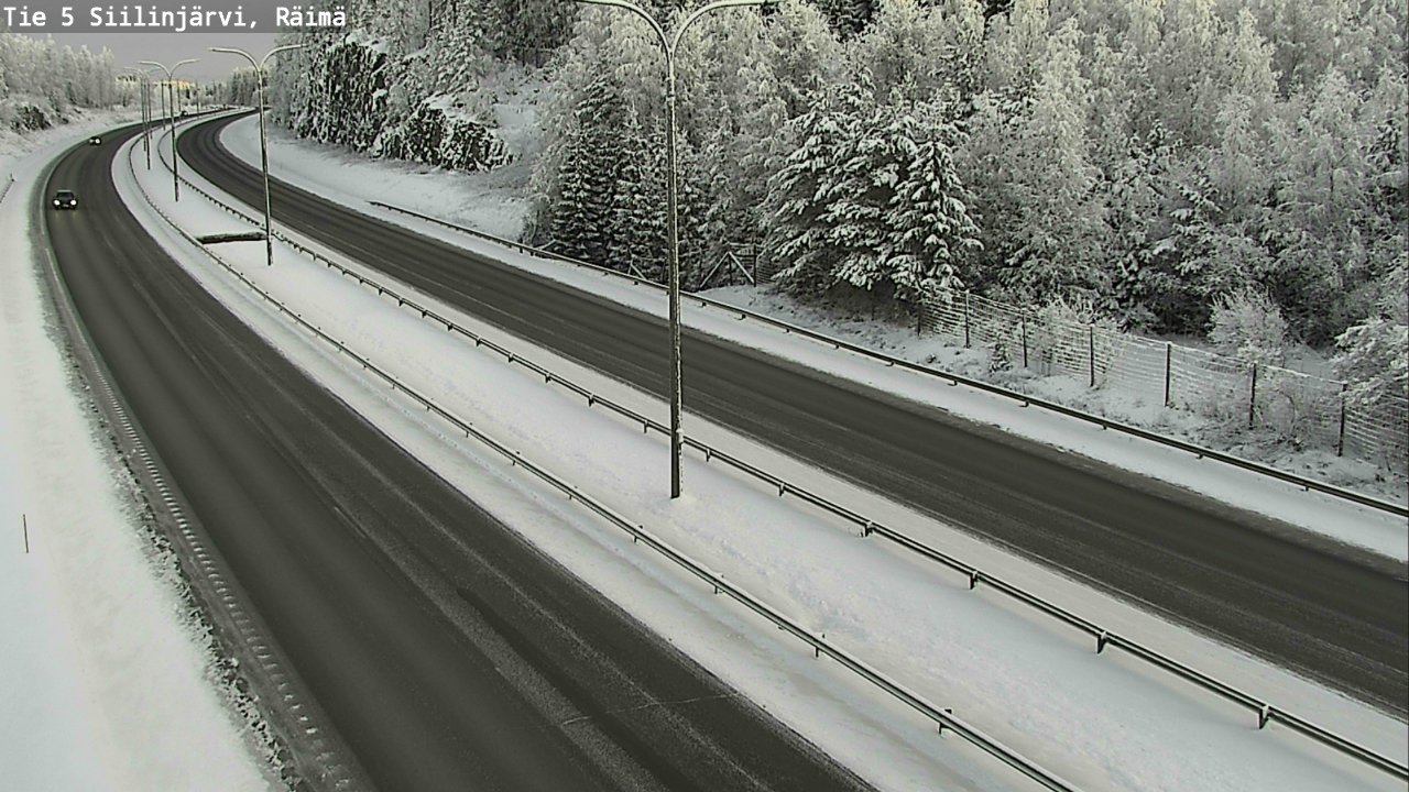 Weather Camera Image Road Siilinjärvi, Räimä, Siilinjärvi, Pohjois-Savo