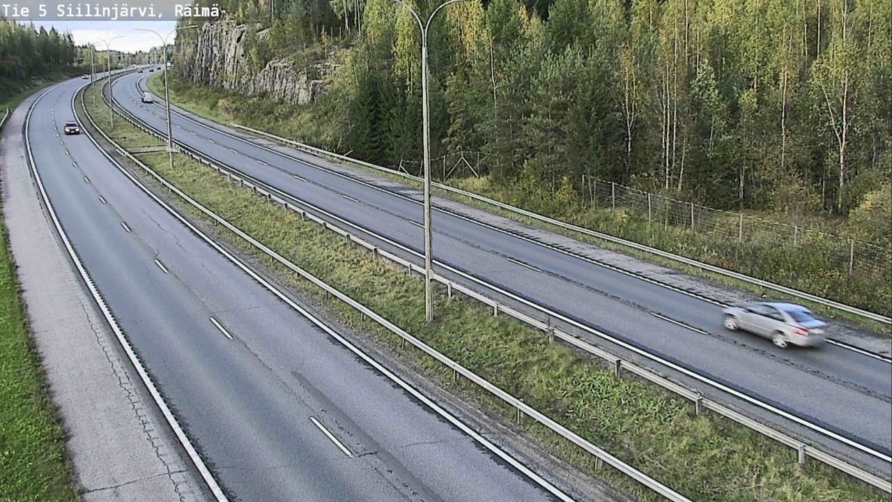 Weather Camera Image Road Siilinjärvi, Räimä, Siilinjärvi, Pohjois-Savo