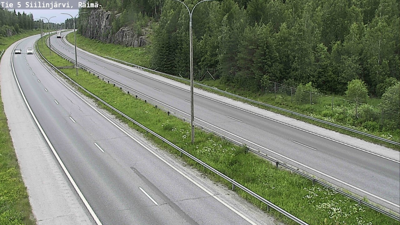 Weather Camera Image Road Siilinjärvi, Räimä, Siilinjärvi, Pohjois-Savo