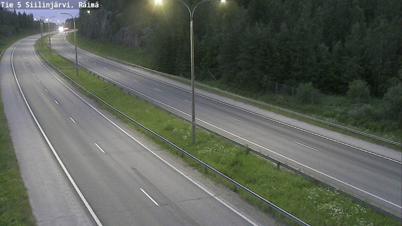 Weather Camera Image Road Siilinjärvi, Räimä, Siilinjärvi, Pohjois-Savo