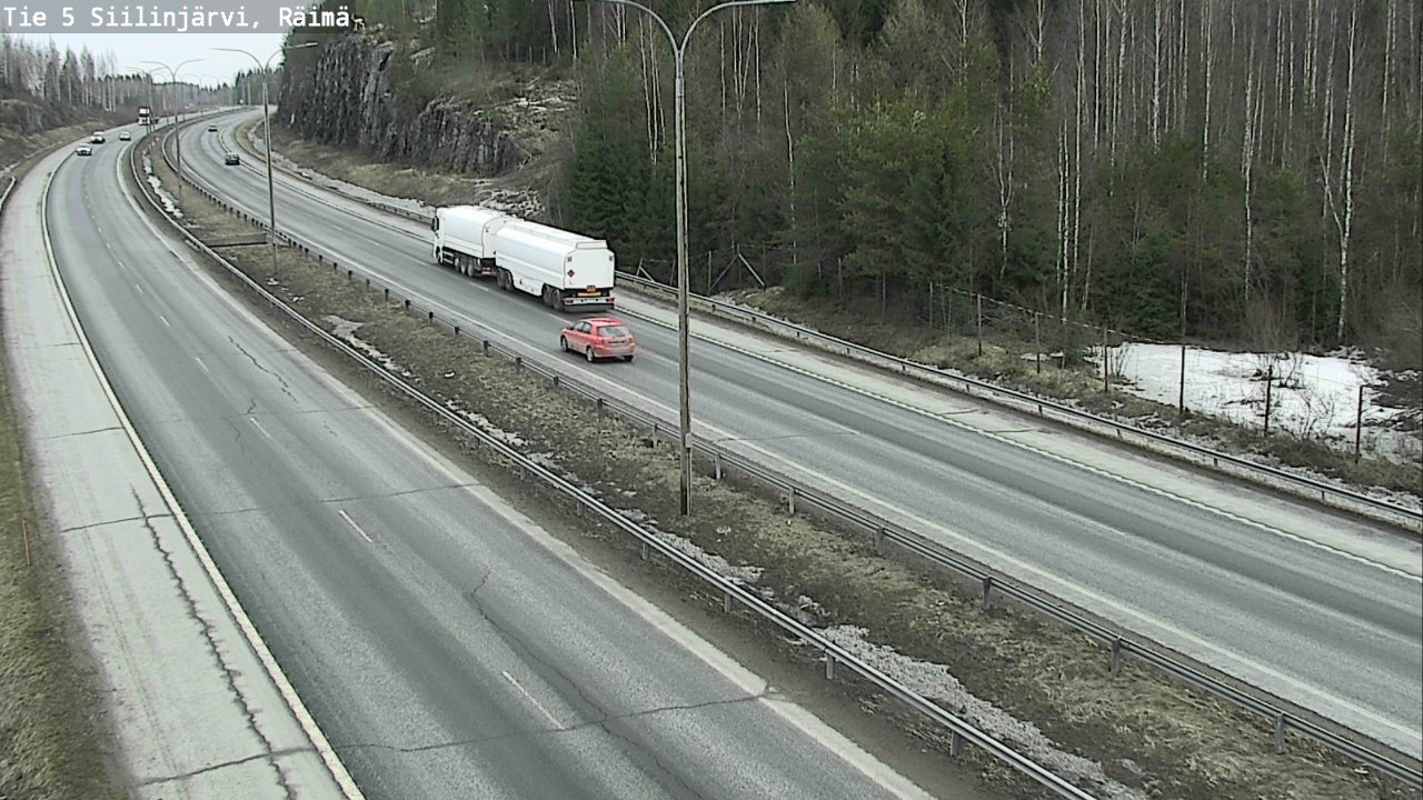 Weather Camera Image Road Siilinjärvi, Räimä, Siilinjärvi, Pohjois-Savo