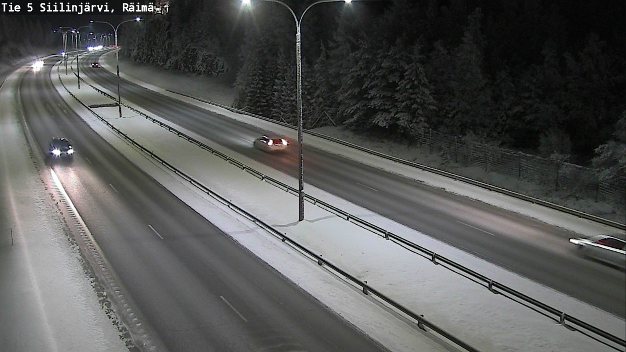 Weather Camera Image Road Siilinjärvi, Räimä, Siilinjärvi, Pohjois-Savo