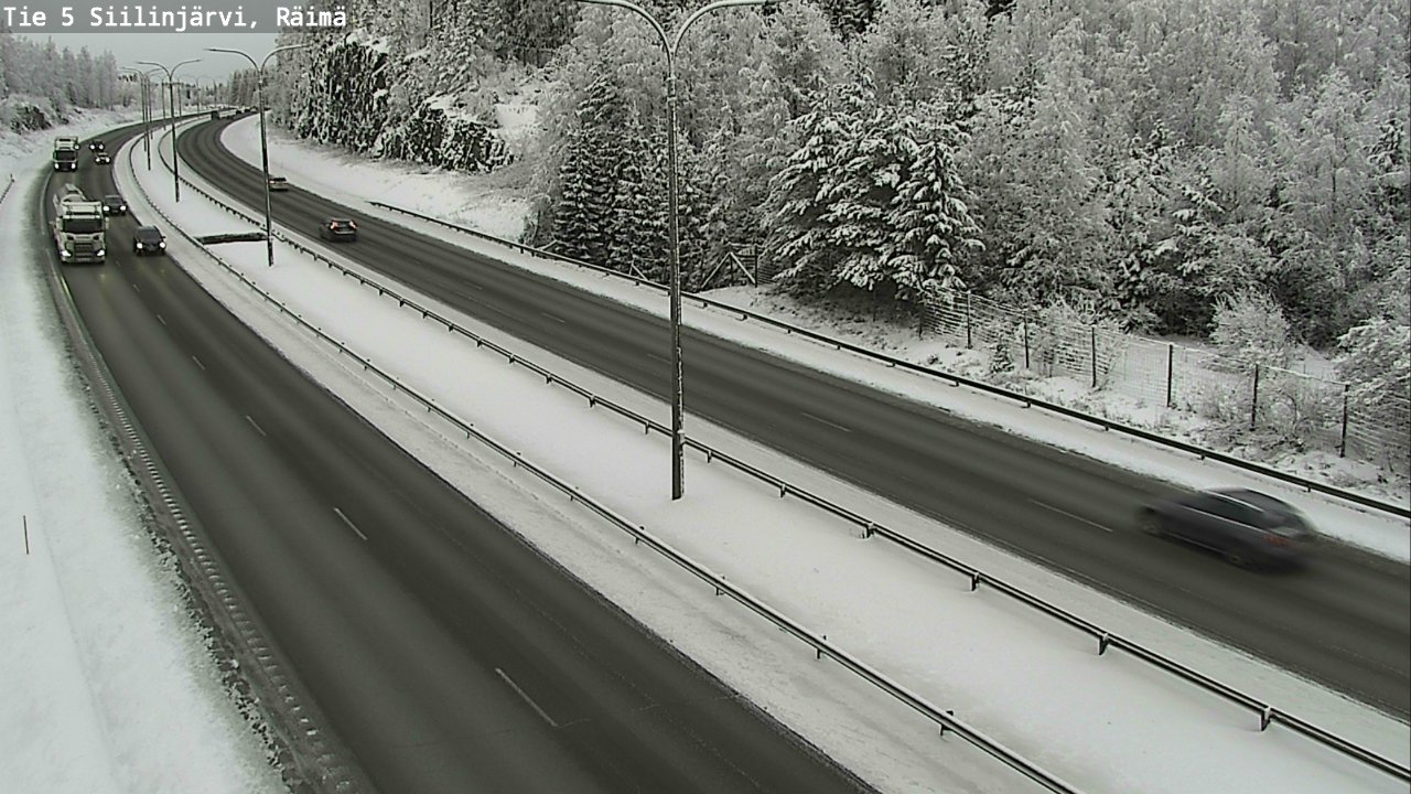 Weather Camera Image Road Siilinjärvi, Räimä, Siilinjärvi, Pohjois-Savo