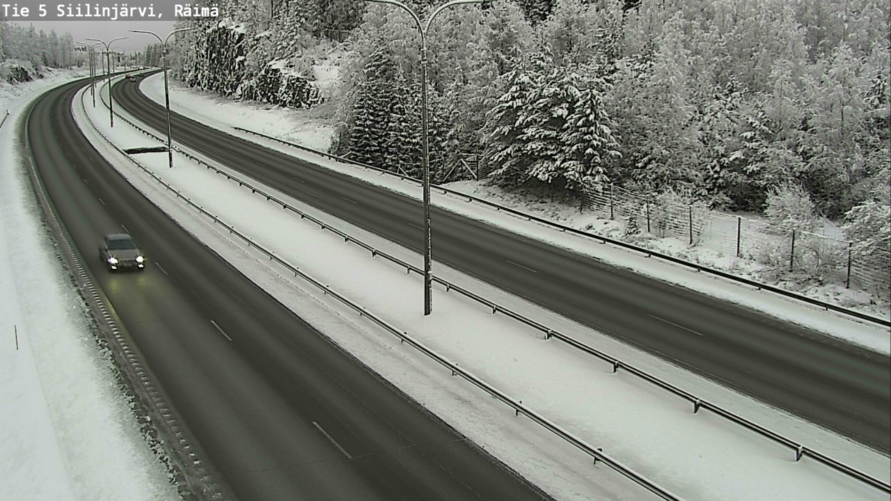 Weather Camera Image Road Siilinjärvi, Räimä, Siilinjärvi, Pohjois-Savo