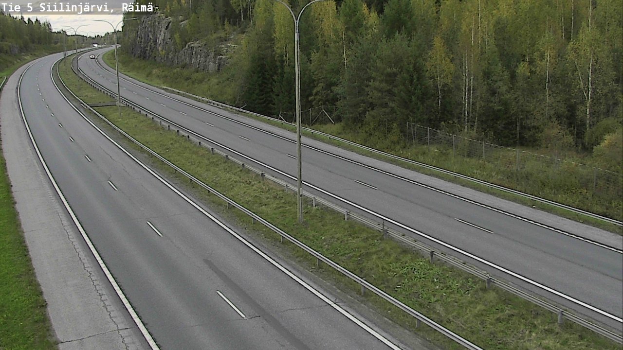Weather Camera Image Road Siilinjärvi, Räimä, Siilinjärvi, Pohjois-Savo