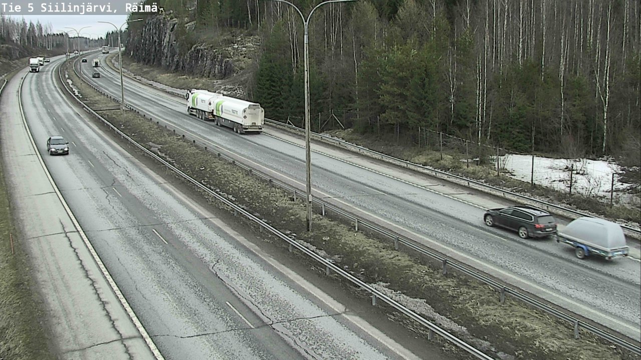Weather Camera Image Väg 5 Siilinjärvi, Räimä, Siilinjärvi, Pohjois-Savo