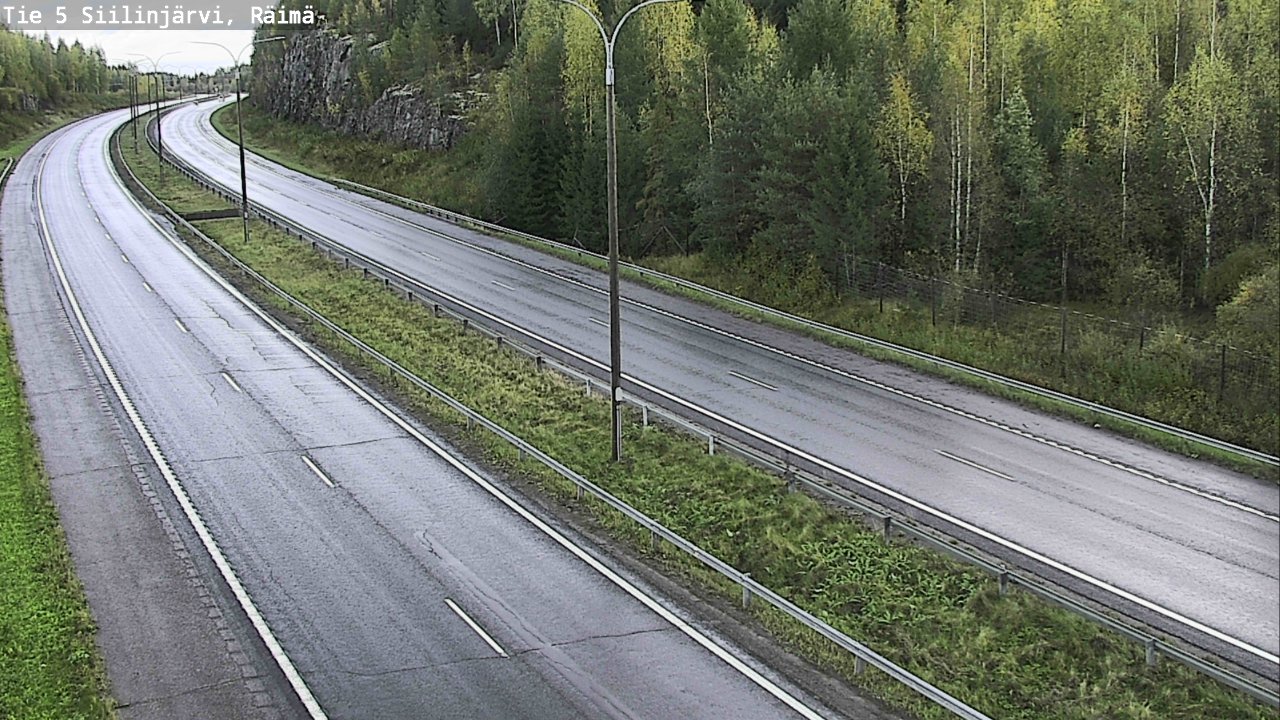 Weather Camera Image Road Siilinjärvi, Räimä, Siilinjärvi, Pohjois-Savo