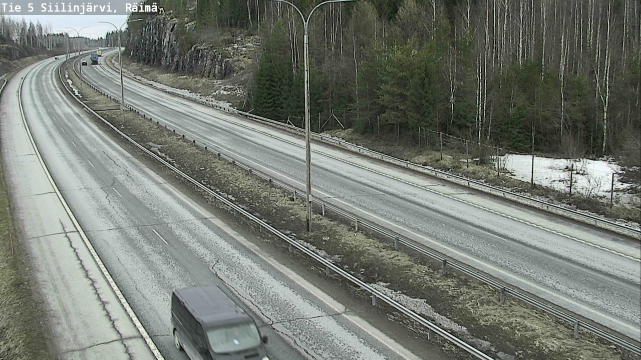 Weather Camera Image Väg 5 Siilinjärvi, Räimä, Siilinjärvi, Pohjois-Savo