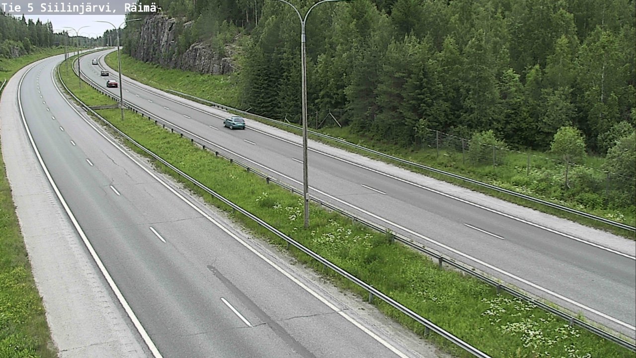 Weather Camera Image Road Siilinjärvi, Räimä, Siilinjärvi, Pohjois-Savo