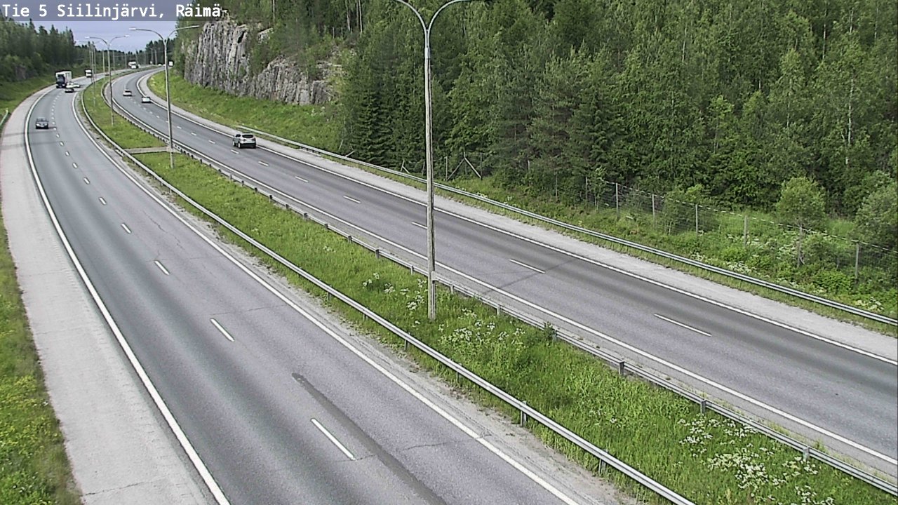 Weather Camera Image Road Siilinjärvi, Räimä, Siilinjärvi, Pohjois-Savo