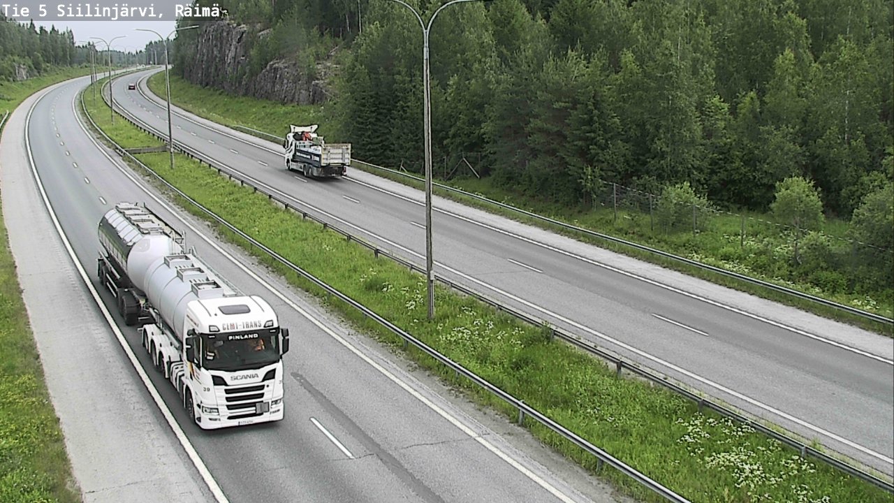 Weather Camera Image Road Siilinjärvi, Räimä, Siilinjärvi, Pohjois-Savo