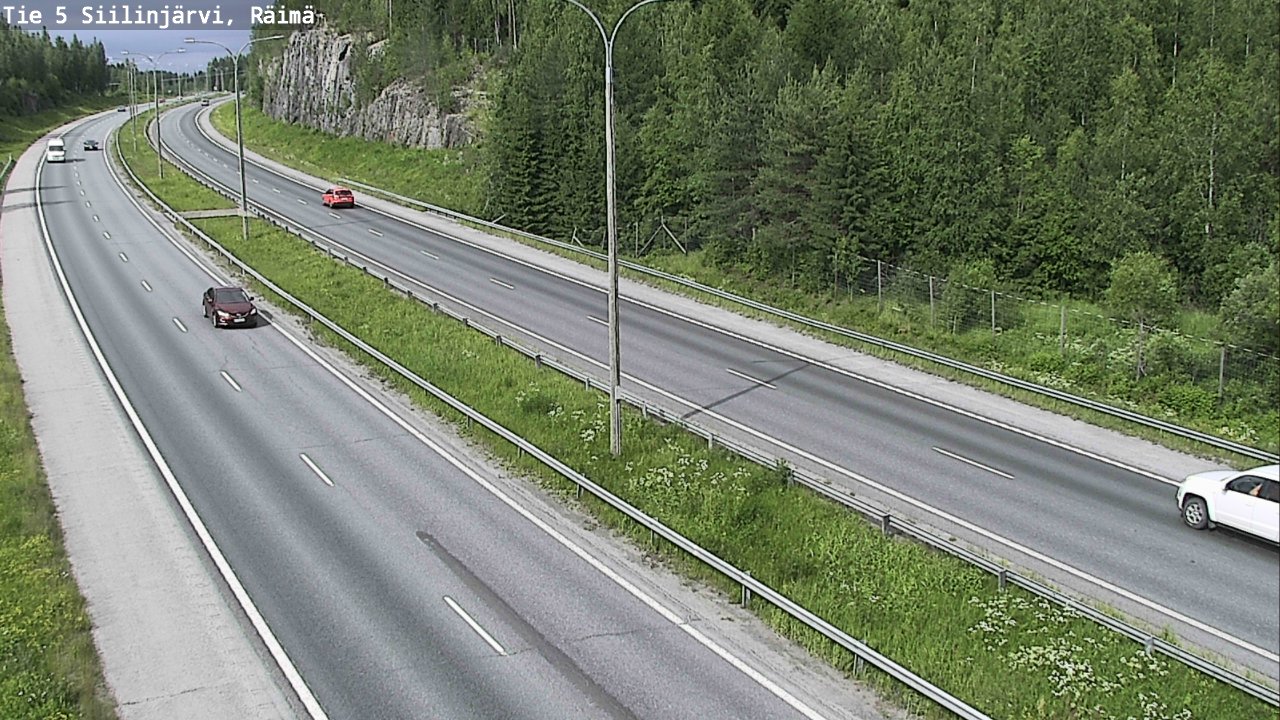 Weather Camera Image Road Siilinjärvi, Räimä, Siilinjärvi, Pohjois-Savo