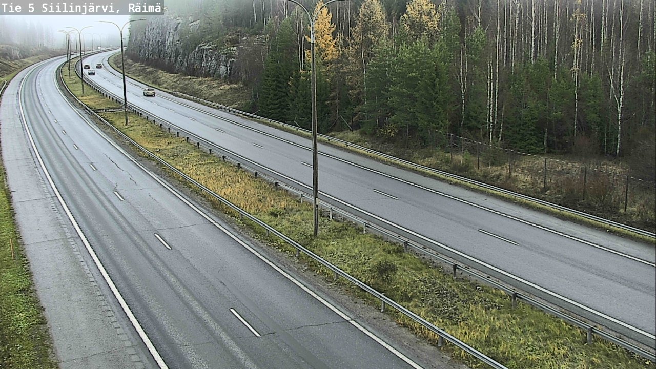 Weather Camera Image Road Siilinjärvi, Räimä, Siilinjärvi, Pohjois-Savo