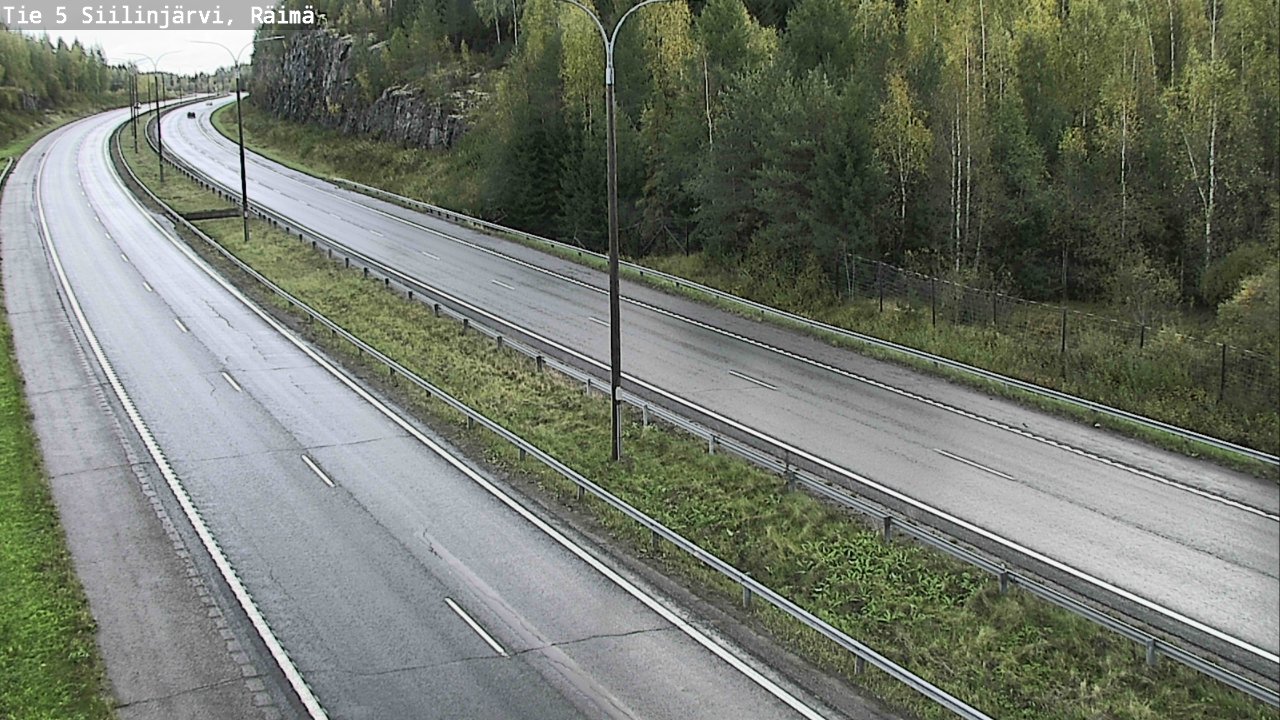 Weather Camera Image Road Siilinjärvi, Räimä, Siilinjärvi, Pohjois-Savo