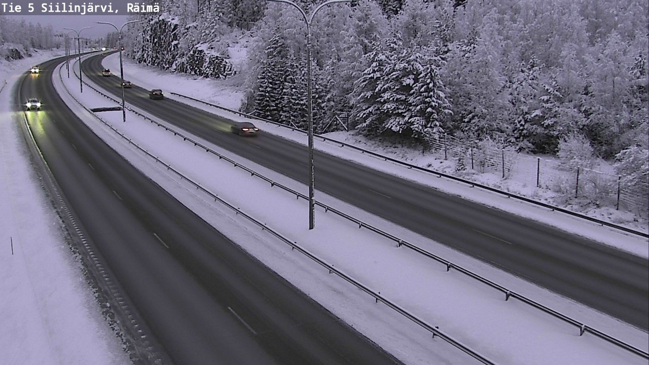 Weather Camera Image Road Siilinjärvi, Räimä, Siilinjärvi, Pohjois-Savo