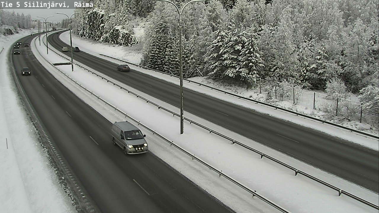 Weather Camera Image Road Siilinjärvi, Räimä, Siilinjärvi, Pohjois-Savo