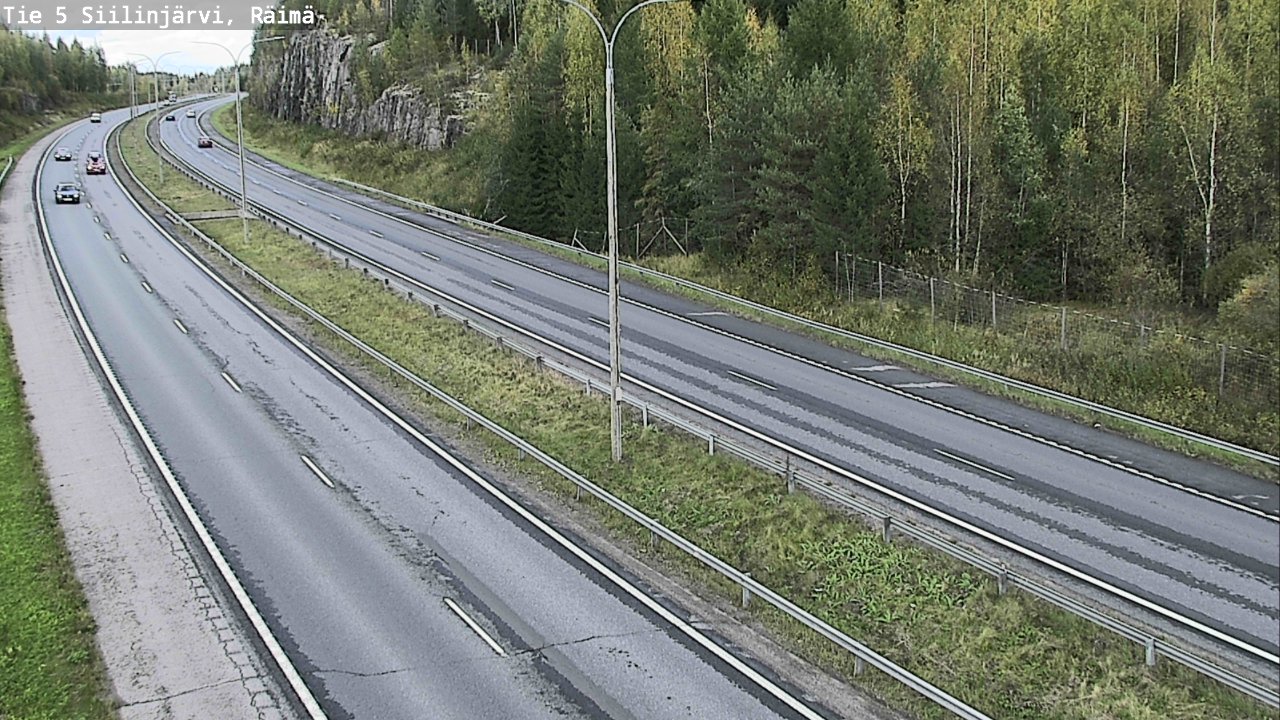 Weather Camera Image Road Siilinjärvi, Räimä, Siilinjärvi, Pohjois-Savo