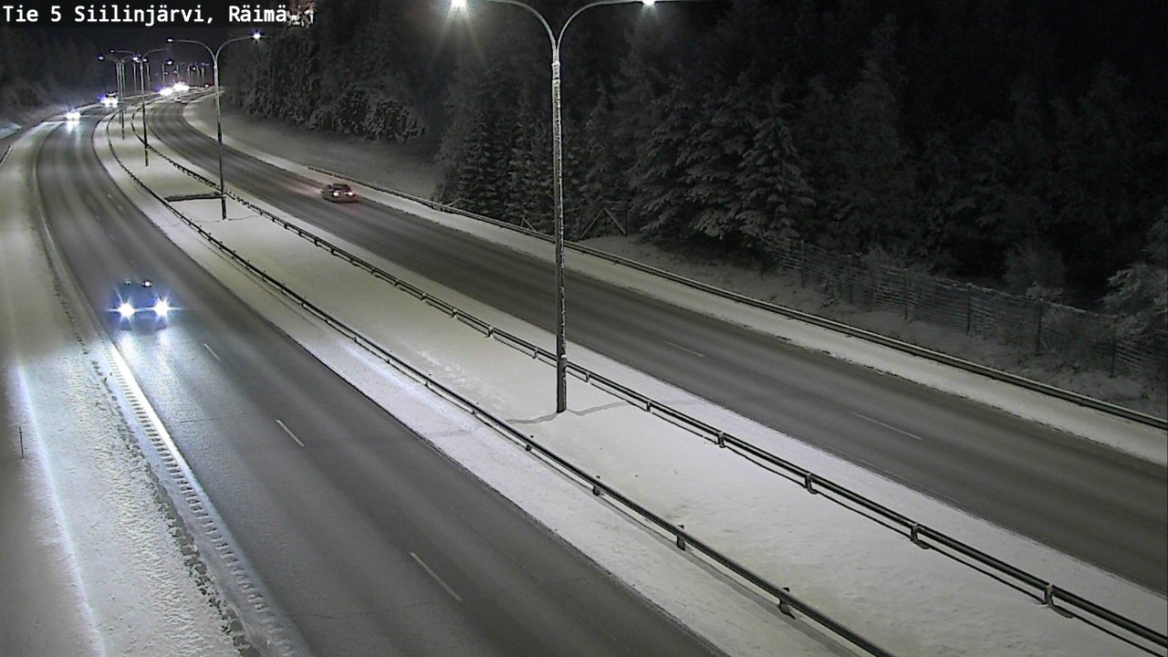 Weather Camera Image Road Siilinjärvi, Räimä, Siilinjärvi, Pohjois-Savo
