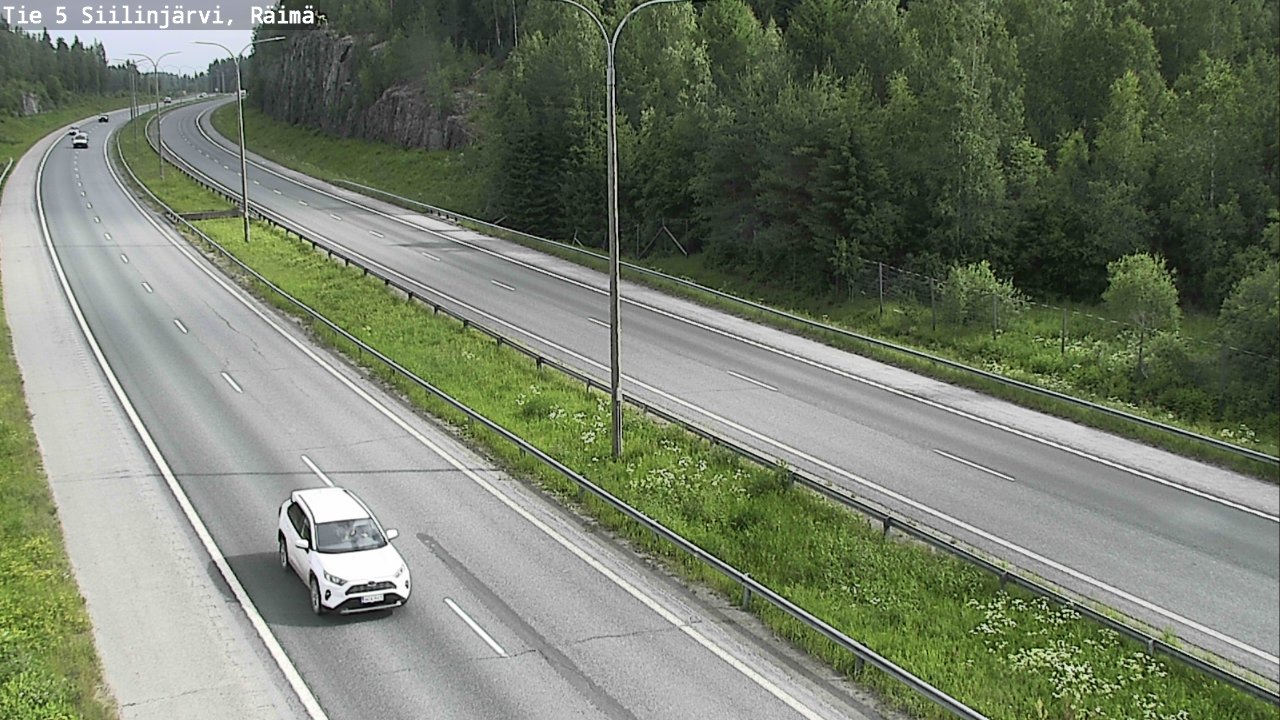 Weather Camera Image Road Siilinjärvi, Räimä, Siilinjärvi, Pohjois-Savo