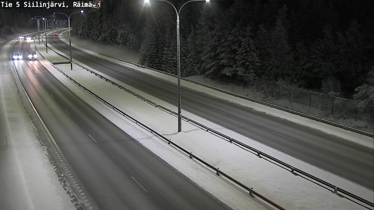 Weather Camera Image Road Siilinjärvi, Räimä, Siilinjärvi, Pohjois-Savo