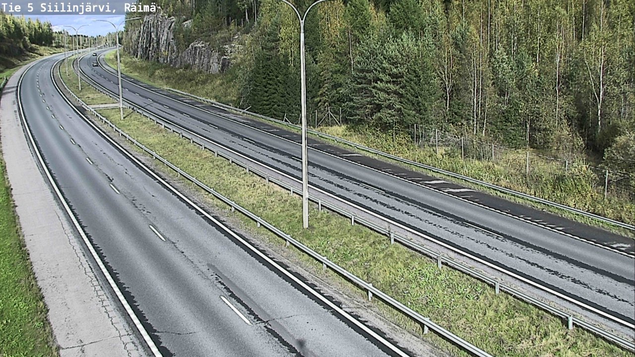 Weather Camera Image Road Siilinjärvi, Räimä, Siilinjärvi, Pohjois-Savo