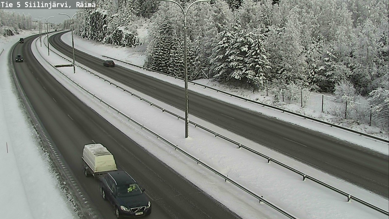 Weather Camera Image Road Siilinjärvi, Räimä, Siilinjärvi, Pohjois-Savo