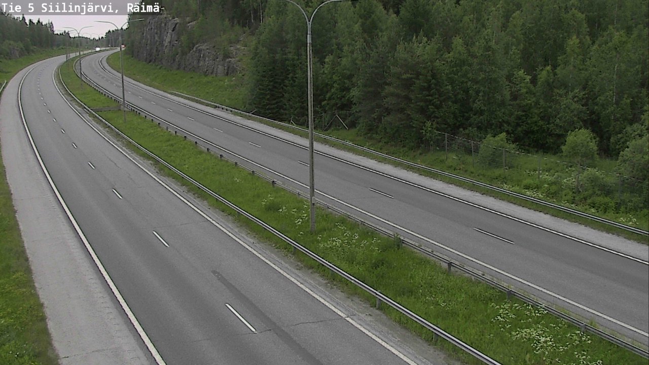 Weather Camera Image Road Siilinjärvi, Räimä, Siilinjärvi, Pohjois-Savo