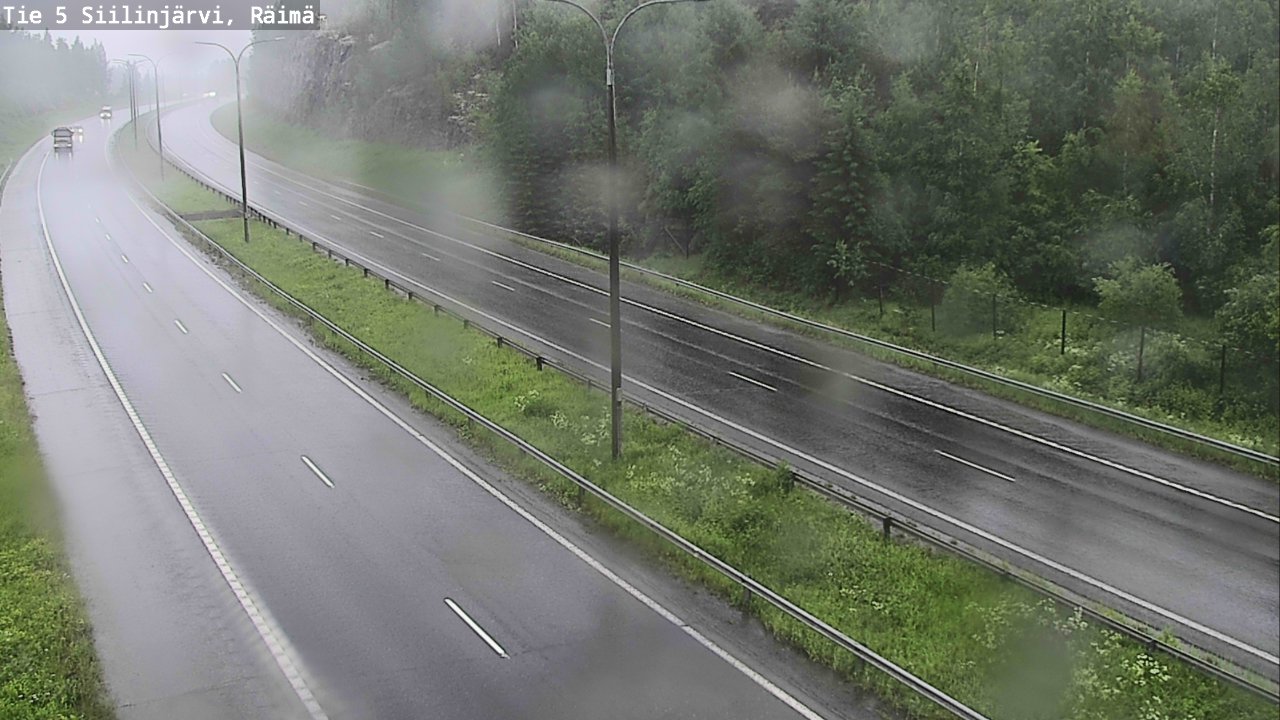 Weather Camera Image Väg 5 Siilinjärvi, Räimä, Siilinjärvi, Pohjois-Savo