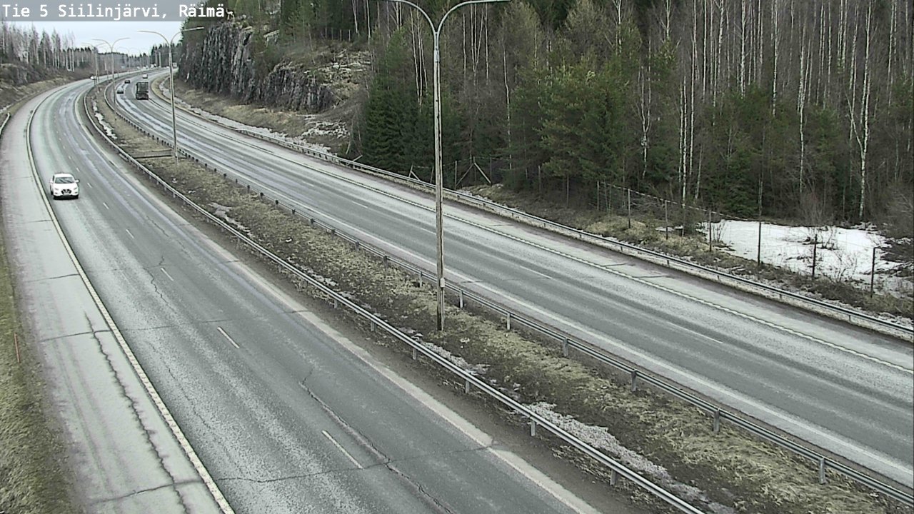 Weather Camera Image Road Siilinjärvi, Räimä, Siilinjärvi, Pohjois-Savo