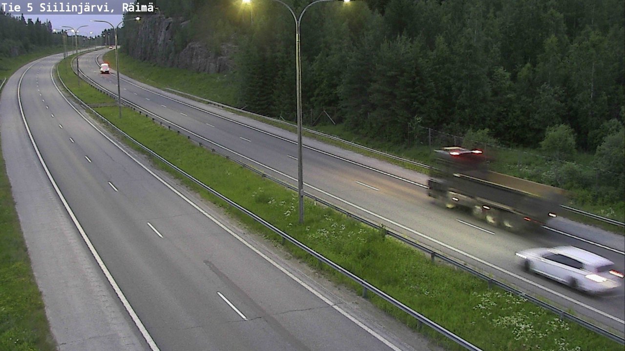 Weather Camera Image Road Siilinjärvi, Räimä, Siilinjärvi, Pohjois-Savo