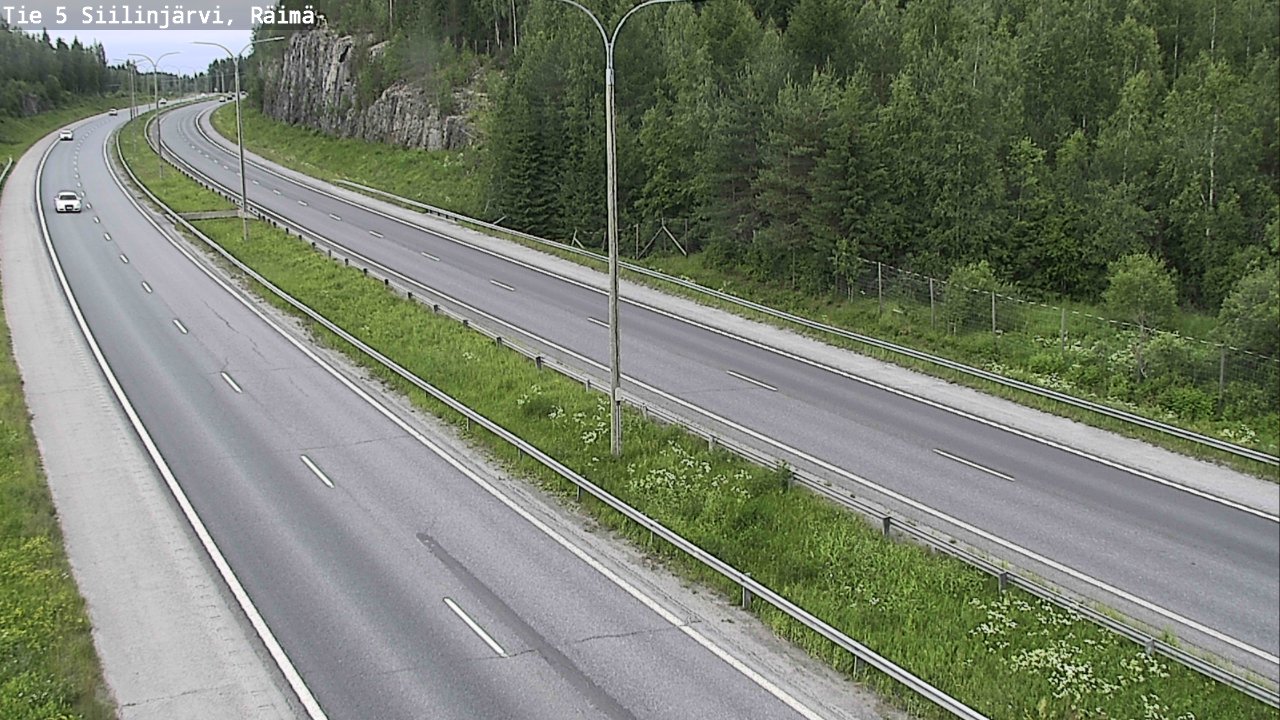 Weather Camera Image Road Siilinjärvi, Räimä, Siilinjärvi, Pohjois-Savo