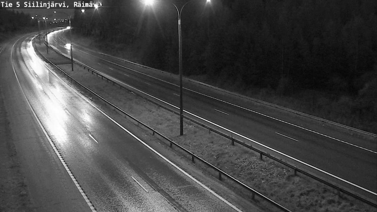 Weather Camera Image Road Siilinjärvi, Räimä, Siilinjärvi, Pohjois-Savo