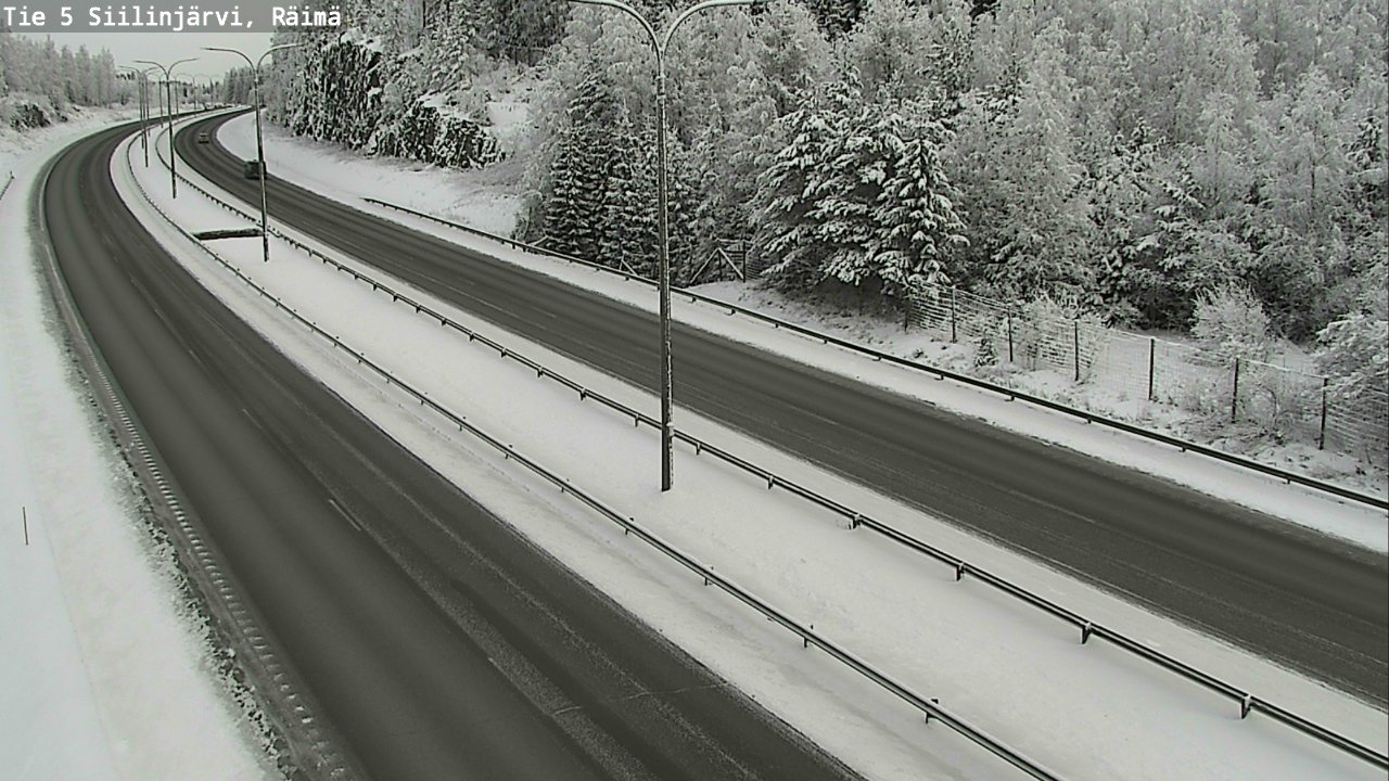 Weather Camera Image Road Siilinjärvi, Räimä, Siilinjärvi, Pohjois-Savo