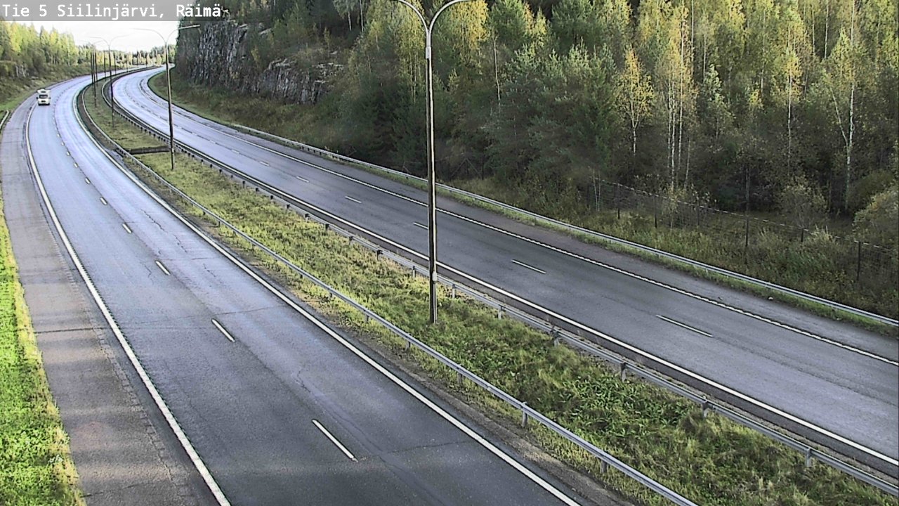 Weather Camera Image Road Siilinjärvi, Räimä, Siilinjärvi, Pohjois-Savo