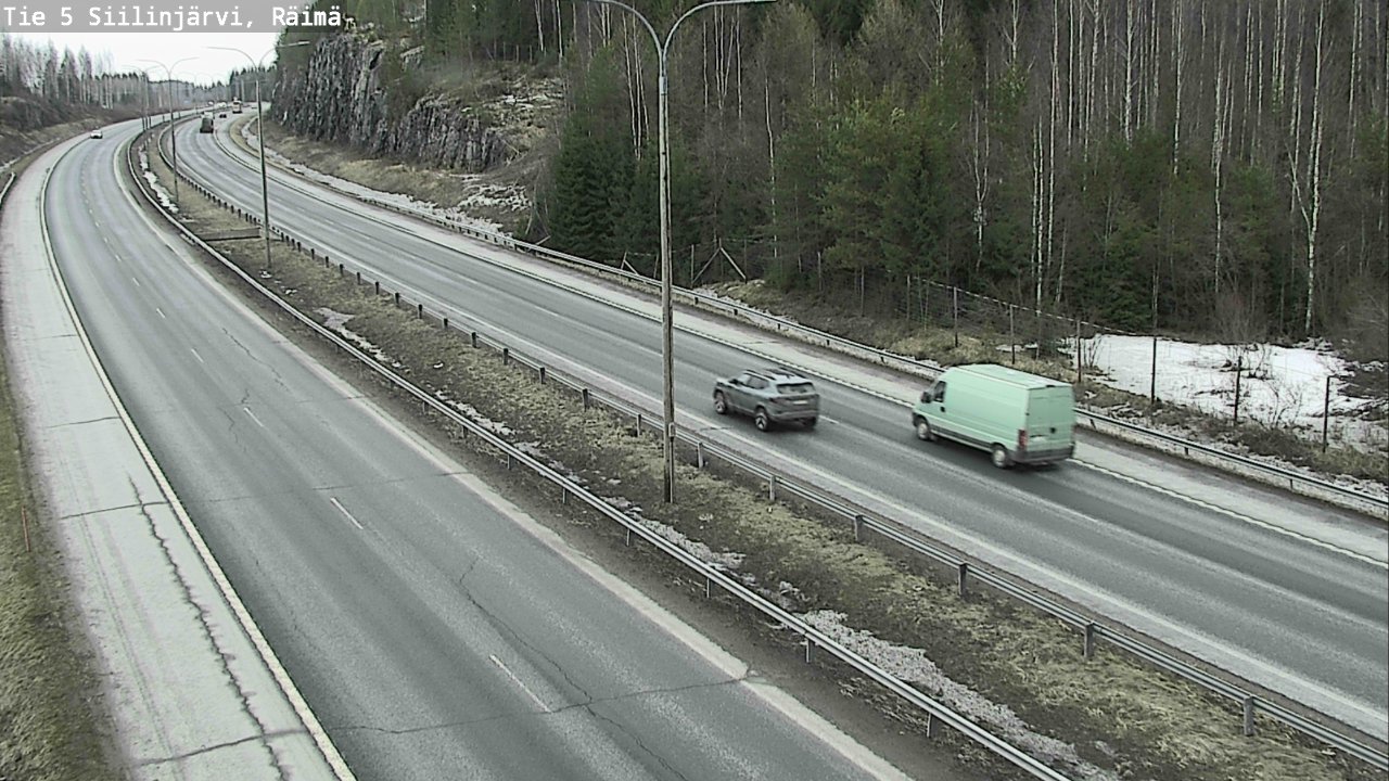 Weather Camera Image Road Siilinjärvi, Räimä, Siilinjärvi, Pohjois-Savo