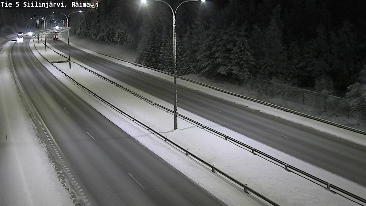 Weather Camera Image Road Siilinjärvi, Räimä, Siilinjärvi, Pohjois-Savo