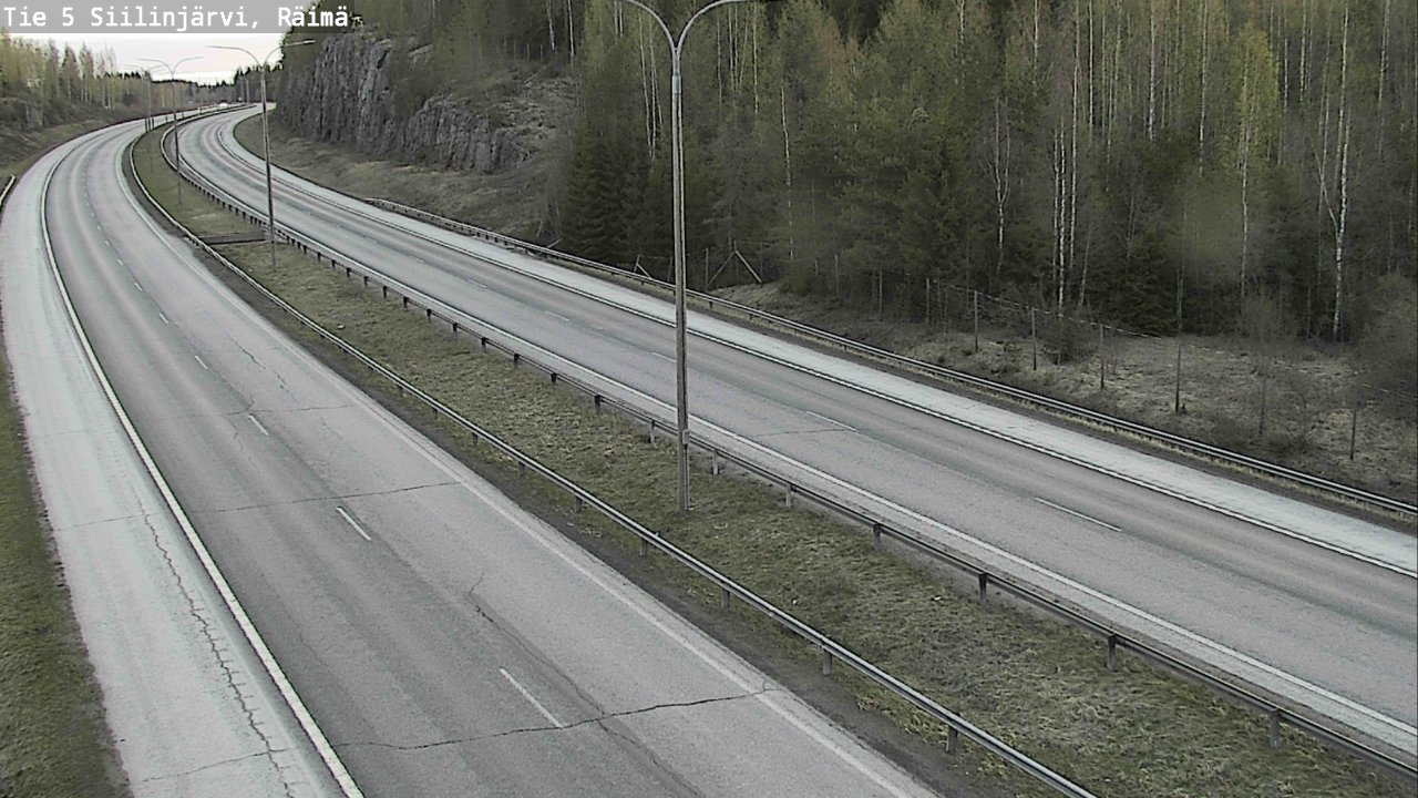 Weather Camera Image Road Siilinjärvi, Räimä, Siilinjärvi, Pohjois-Savo